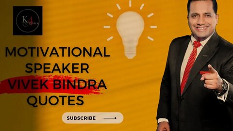 Motivational speaker vivek bindra Quotes|Best quote|K4Quotes