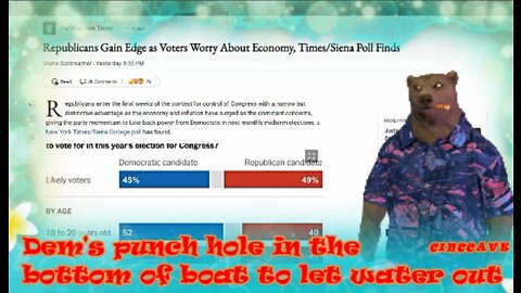 Dem's punch hole in boat