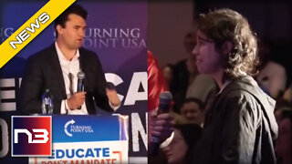 Feminist Visibly CONFUSED After Charlie Kirk Explains What A Woman Is In Viral Video