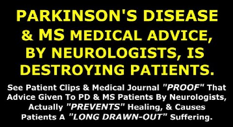 Parkinson's Disease Is Personal - only the patients can create a cure.