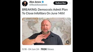 AJ (InfoWars) being shutdown Jun 14th?