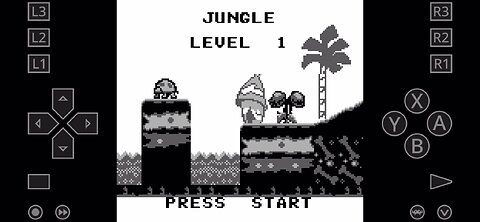 Taz-mania 2 jungle level 1 (32 seconds) on gameboy emulator