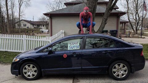 WISCONSIN SPIDER MAN BRINGS JOY TO LOCAL KIDS