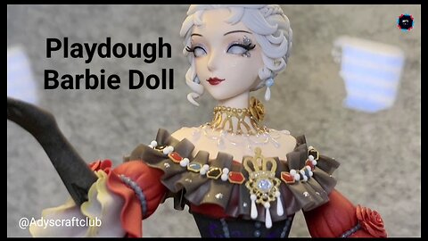 Barbie Doll Play Dough Art | Play dou art