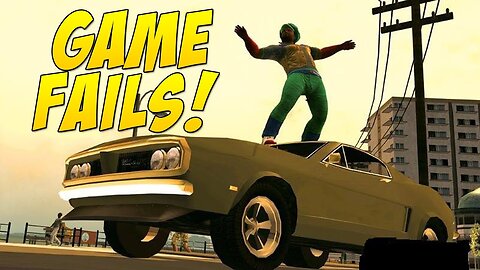 Car Surfing! (Game Fails #42)