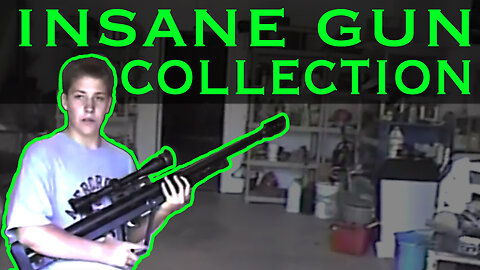12-Year-Old Shows Off Insane Gun Collection