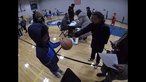 Blasian Babies Brother And Sister Sign Up For The YMCA Youth Basketball Season 2024 (GoPro Hero5)