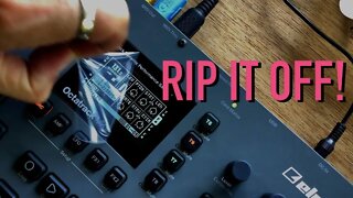 Rip It Off! // Octatrack Beat Making + Screen Protector RANT