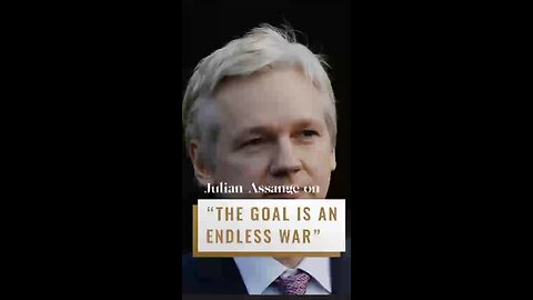 The goal is an endless war , Julian Assange