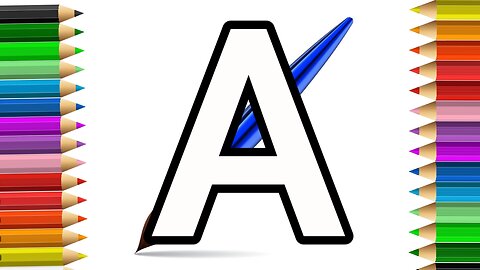 How To Write Capital Letters For Toddlers | a is for apple | abcd | learn alphabet writing