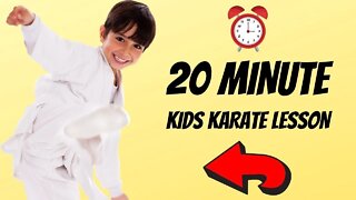 How To Learn Karate At Home For Kids | 20 Minute Beginner Lesson! | Dojo Go (Week 6)