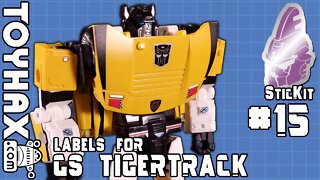 TOYHAX Labels for GS Tigertrack | SticKit #15