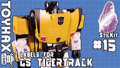 TOYHAX Labels for GS Tigertrack | SticKit #15