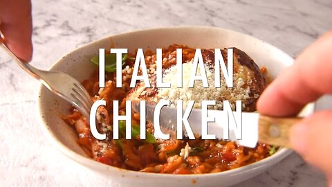 One Pot Italian Chicken & Risoni