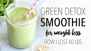 GREEN SMOOTHIE RECIPE FOR WEIGHT LOSS | Easy & Healthy Breakfast Ideas!