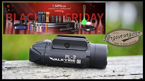 Olight PL-3 Weapon Light Review & Black Friday Sale 🔦