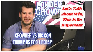 Not Another Crowder Video! But This Is Important! Why?