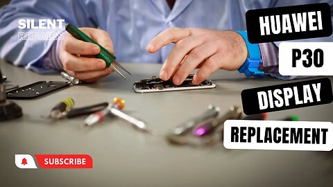 Huawei P30 | Screen repair | Display replacement | Repair video