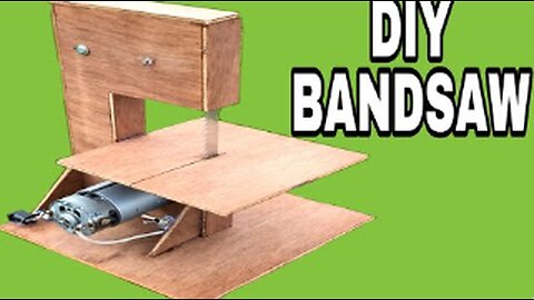 step by step instructions to make a smaller than usual bandsaw at home