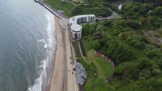 Long and high flight over Scarborough Castle Yorkshire on my DJI Mini 2 drone Part 2 May 2022