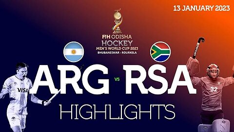 FIH Odisha Hockey Men's World Cup 2023 - Highlights : Argentina vs South Africa