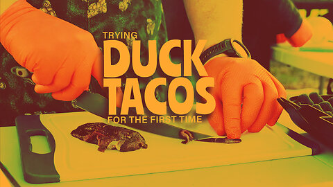 Trying duck tacos for the first time!