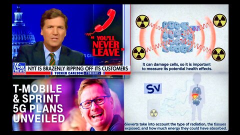 Tucker Carlson Victor Hugo Expose New York Times TMobile CEO Mike Sievert Fraud 5G Radiation Danger