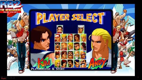 Real Bout Fatal Fury 2: The Newcomers - Playthrough & Story: Kim Kaphwan