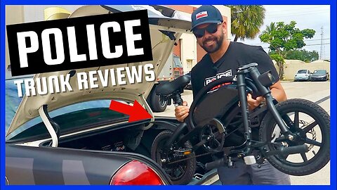 WHATS IN MY POLICE TRUNK : Jetson Bolt Pro Electric Bike