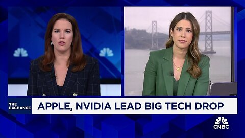 Apple, Nvidia lead big tech selloff