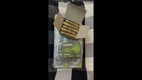 New Republic 7.62x39 124 Grain Full Metal jacket. Budget brass