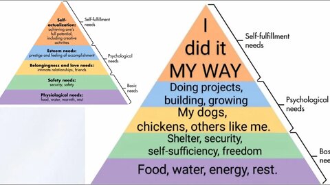 Maslow's (Ann'slows) Hierarchy of (homesteading) Needs - Ann's Tiny Life
