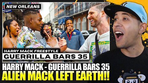ALIEN!! | Freestyle On Bourbon Street | Harry Mack Guerrilla Bars 35 New Orleans pt. 2 (Reaction)