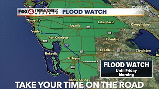 Flood Watch in some counties in SWFL