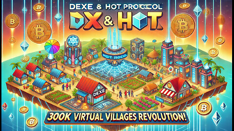 🌐🤝 DeXe & HOT Join Forces to Launch 300,000 subDAOs in Virtual 'Villages' 🚀🏘️