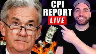 🔴LIVE CPI REPORT TODAY!! BITCOIN, SHIBA INU, DOGE, & MORE! CRYPTO MARKET NEWS TODAY LIVE!