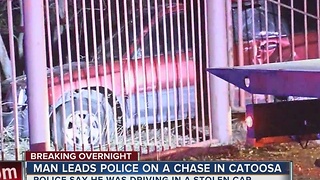Man leads police chase in Catoosa