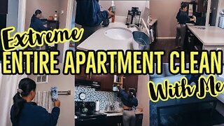 *EXTREME* ENTIRE APARTMENT CLEAN WITH ME 2021 | EXTREME SPEED CLEANING MOTIVATION | ez tingz