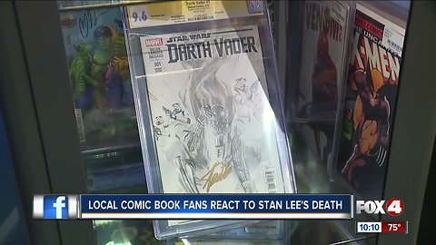 Local coic book fans react to Stan Lee's death