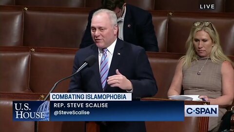 House Republican Whip Steve Scalise speaks on the Floor of the House of Representatives