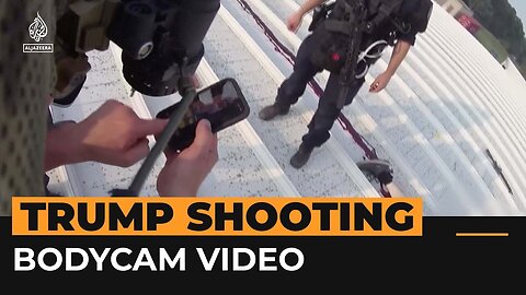 Bodycam video shows rooftop discussions after Trump shooting | AJ #shorts| N-Now ✅