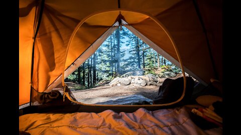 Rain sounds on a Tent. Sound Therapy for Sleep, Study and Relaxation