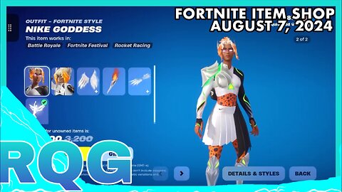 NIKE STUFF IS BACK! DID U BUY PARADIGM YESTERDAY? FORTNITE ITEM SHOP (August 7, 2024)