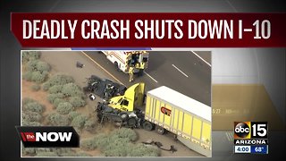 Four people killed, four more injured in I-10 crash south of Eloy