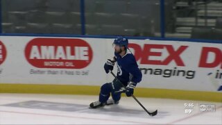 Lightning take the ice with the start of playoff training camp