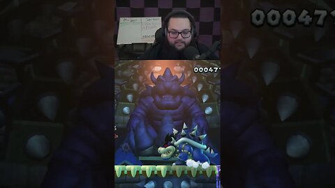 I FOUGHT DARK BOWSER #fyp #shorts #gaming #streamer #supermario #viral #popular #mario