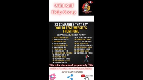 🔥Earn by testing websites🔥#shorts🔥#motivation🔥#wildselfhelpgroup🔥13 march 2022🔥