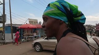 MADINA MARKET AREA WALK AND TALK IN ACCRA GHANA | THE SCURV'S