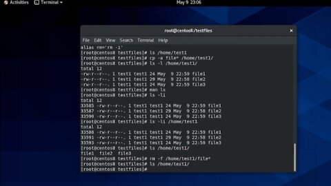 RHCSA v8 Practice Session: Create, delete, copy, and move files and directories