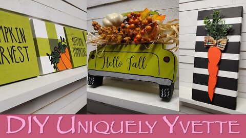Crafts: 3 Fall / Autumn Decor Projects | Woodworking |